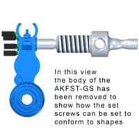 Magna-Matic AKFST-GS Front Sight Tool - windage adjustment illustration