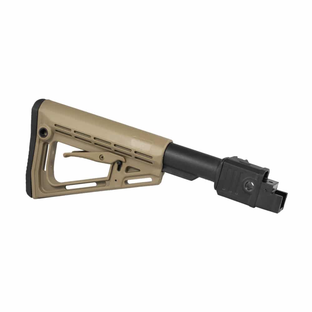 SOPMOD FDE Tactical Stock and Black Folding Tube - extended