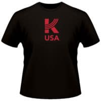 KUSA Black Nyet T-Shirt - front