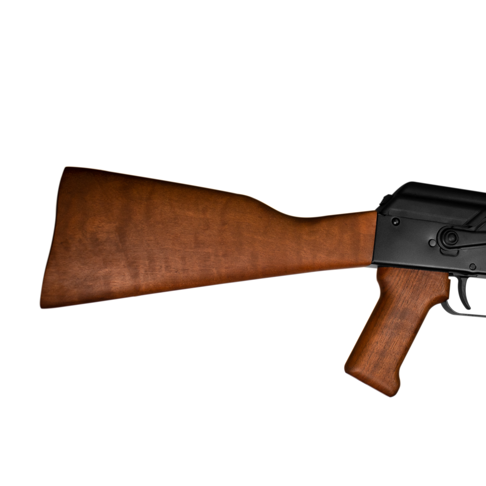 KR-103 7.62x39mm Rifle solid walnut - buttstock view