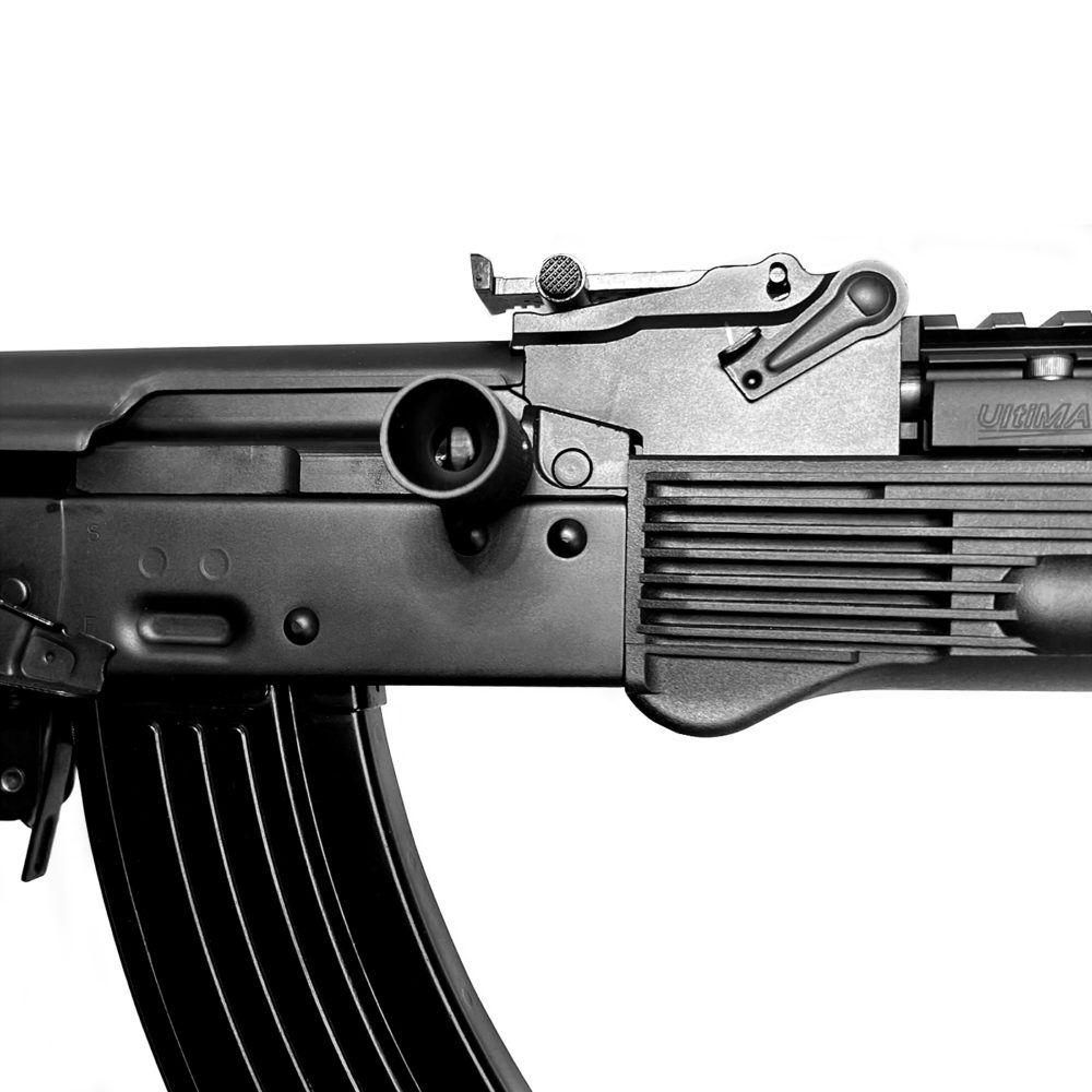 Extended charging handle for AK rifles and AK 12ga shotguns