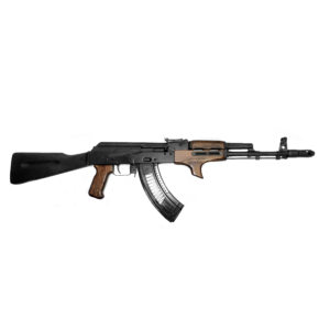 Walnut Sharkfin M-Lok furniture set upper and lower handguard pistol grip for KR-103 and AK rifles