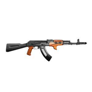 Rust Orange Sharkfin M-Lok furniture set top and bottom handguard and pistol grip for KR-103 and AK rifles
