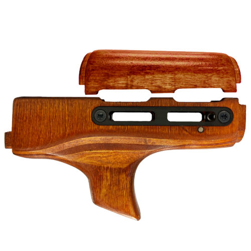 Rust Orange Sharkfin M-Lok top and bottom handguard for KR-103 and AK rifles