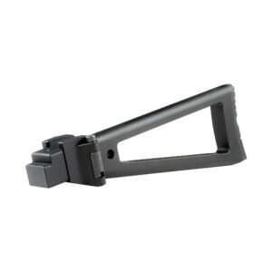 Steel Triangle Side Folding Stock for AK stamped receivers with qd sling attach point left front view