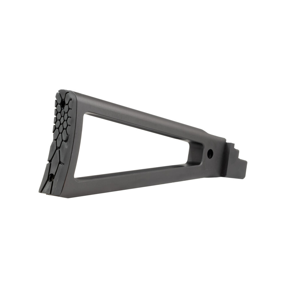 Steel Triangle Stock for AK stamped receivers with qd sling attach point right rear view
