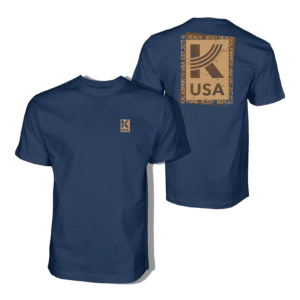 navy blue passport t-shirt of Kalashnikov USA