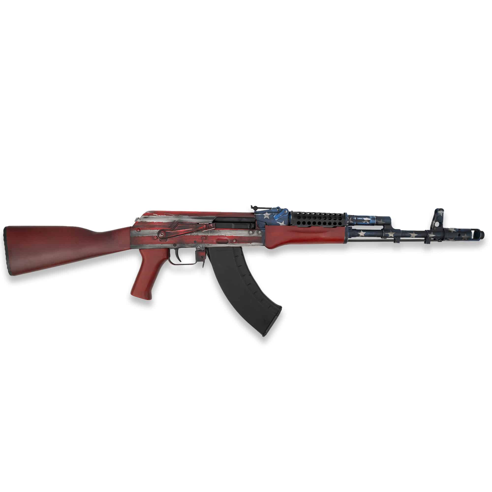 Image of KR-103FT - 7.62x39MM RIFLE - DISTRESSED OLD GLORY